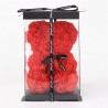 Мече от рози - Червено 25cm