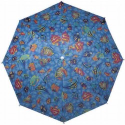 Плажен чадър 1.85m, син