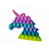 Aнтистрес играчка Fidget Pop it, поп ит, Еднорог, Дъга