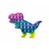 Aнтистрес играчка Fidget Pop it, поп ит, Динозавър, Дъга