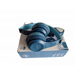 Детски безжични слушалки, котешки уши, Bluetooth, микрофон
