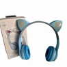 Детски безжични слушалки, котешки уши, Bluetooth, микрофон