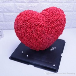 Сърце от рози - Rose Heart 35см