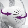 Стенен вентилатор LWF-7205, 18'', Черен и Бял