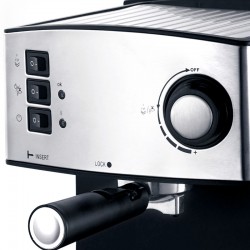 Еспресо кафемашина LEM-0602, 850W, сив/черен