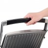 Тостер преса за сандвичи и скара LSM-2506, 2000W, стоманен корпус, незалепващи плочи, инокс/черен