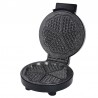 Гофретник Lexical LWM-2404, 1000W, керамично покритие, Черен/Сив