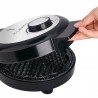 Гофретник Lexical LWM-2404, 1000W, керамично покритие, Черен/Сив