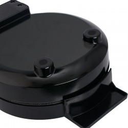 Гофретник Lexical LWM-2404, 1000W, керамично покритие, Черен/Сив