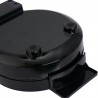 Гофретник Lexical LWM-2404, 1000W, керамично покритие, Черен/Сив
