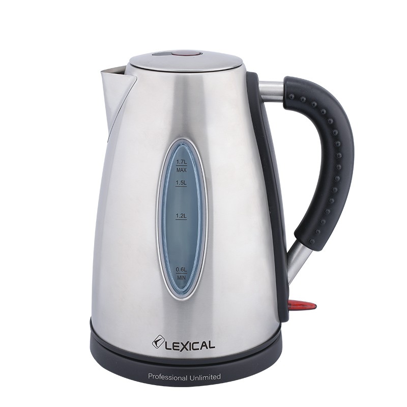Електрическа кана Lexical LEK-1410, 1,7L, 2200W, Сив/Черен