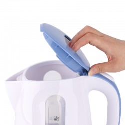 Електрическа кана Lexical LEK-1404, 1,8L, 2200W, Бял/син