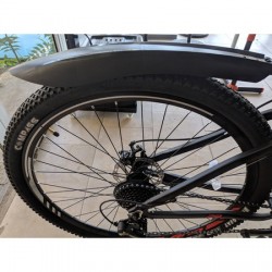 Планински велосипед Hiland, 29", 432мм, дискови спирачки, Черен / Червен