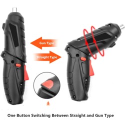 Акумулаторен мини винтоверт, USB, 3.6V, 220 rpm