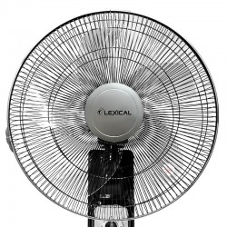 Стенен вентилатор Lexical LWF-7201-2, 16'', 60W, Черен