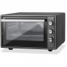 Електрическа фурна ICQN, 2000W, 60л, 61x38x42см, Черен мат