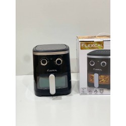 Здравословен фритюрник с горещ въздух Lexical Airfryer, 4.5L, 1300W, Черен