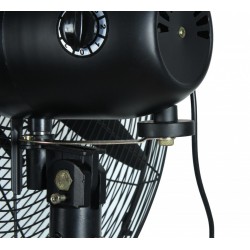 Професионален вентилатор с водна мъгла, 26”, 41L, 260W, черен