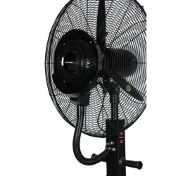 Професионален вентилатор с водна мъгла, 26”, 41L, 260W, черен