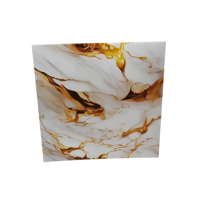 Самозалепващи се PVC плочки Gerdani BG, 1бр, златист мрамор, 60 x 60см, баня, коридор