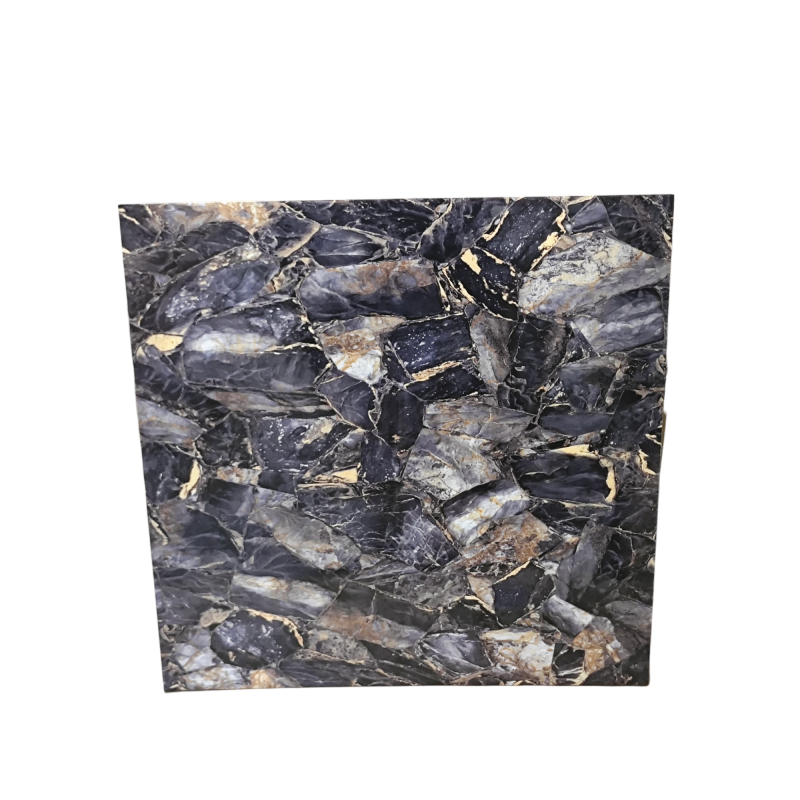 Самозалепващи се PVC плочки Gerdani BG, 1бр, черен камък, 60 x 60см, баня, коридор