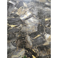 Самозалепващи се PVC плочки Gerdani BG, 1бр, черен камък,  60 x 60см, баня, коридор