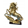 Декоративна фигура, статуетка, кон, 40см, Златист