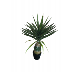 Изкуствено дърво Gerdani BG, юка, саксия, 85см