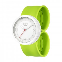 Часовник Bill's Watches Addict Водоустойчив, Силиконова каишка, Зелен