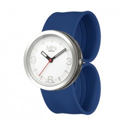 Часовник Bill's Watches Addict Водоустойчив, Силиконова каишка, Navy Син