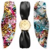 Часовник Bill's Watches Trend Водоустойчив, 3 сатенени шалчета, Leopride