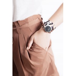 Часовник Bill's Watches Trend Водоустойчив, 3 сатенени шалчета Calavera