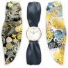 Часовник Bill's Watches Trend Водоустойчив, 3 сатенени шалчета Or Bleu