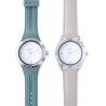 Часовник Bill's Watches Twist, Водоустойчив, 2 Сменяеми каишки, Stone Blue & Light Grey, Син / Сив