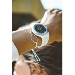 Часовник Bill's Watches Twist, Водоустойчив, 2 Сменяеми каишки, White & Black, Бял и черен