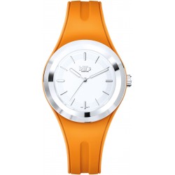 Часовник Bill's Watches Twist, Водоустойчив, 2 Сменяеми каишки, Orange & Navy Blue, Оранжев и Син