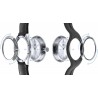 Часовник Bill's Watches Twist, Водоустойчив, 2 Сменяеми каишки, Full Black, Черен