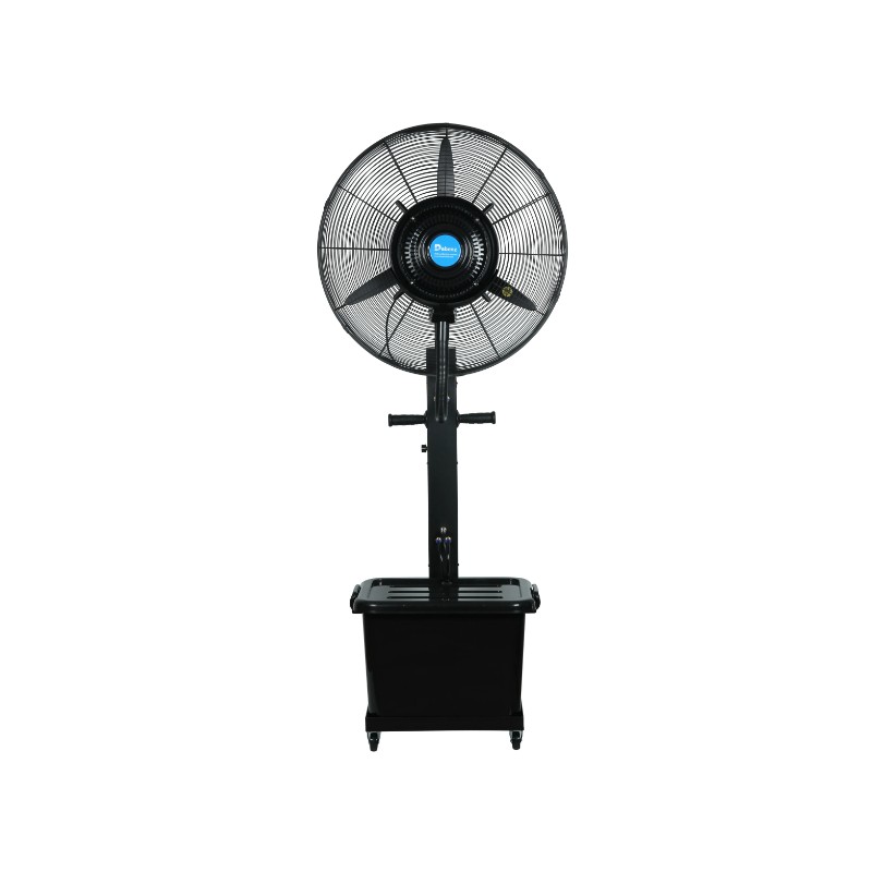 Професионален вентилатор с водна мъгла, 26”, 41L, 260W, черен