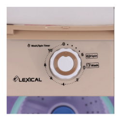 Автоматична мини пералня Lexical 3в1, 6.5кг, 300W, центрофуга