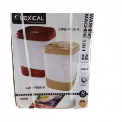 Автоматична мини пералня Lexical 3в1, 6.5кг, 300W, центрофуга