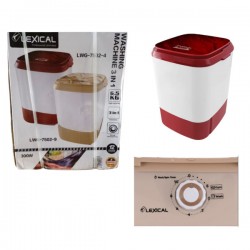 Автоматична мини пералня Lexical 3в1, 6.5кг, 300W, центрофуга